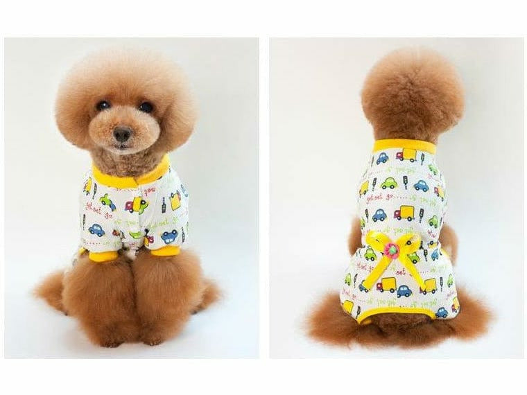 dog clothes Yellow S DW-28