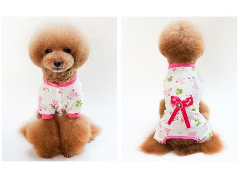 dog clothes Pink M DW-28