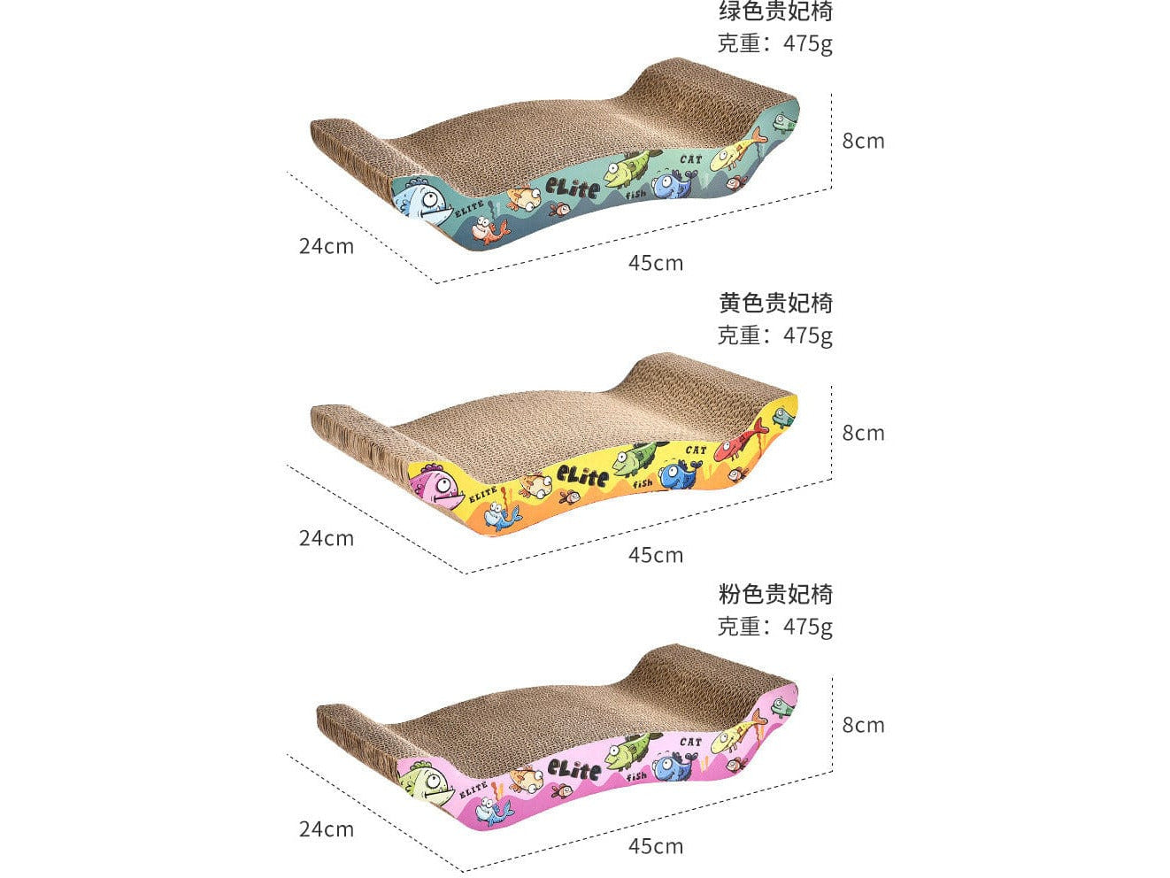 Cat Scratching Board Size: 45*24*9Cm