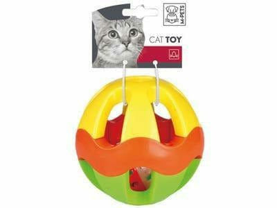 CAT TOY WAVE BALL MIXED COLORS