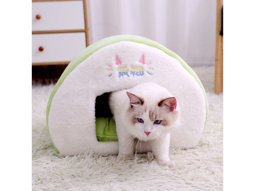 Cat Bed House S:44*28*H31 Yellow