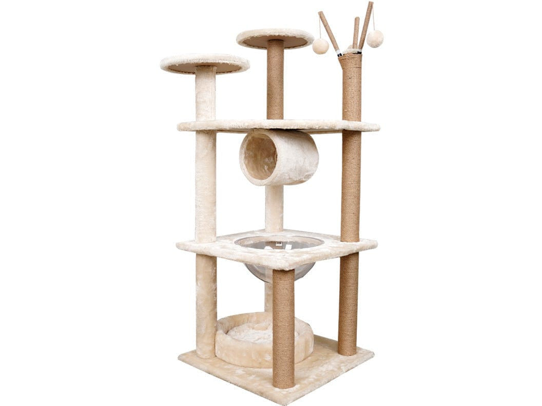 Cat Tree & Scratching Beige 50*50*126 Design B