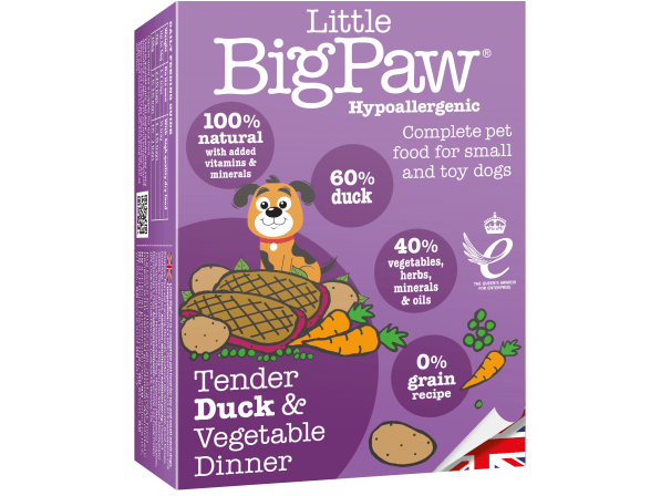 Tender Duck & Vegetable Dinner 7x150 Gram /Little BigPaw