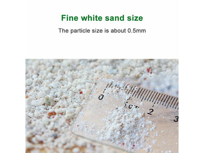 Fine white sand 0.5mm  (1.5kg/ bag)