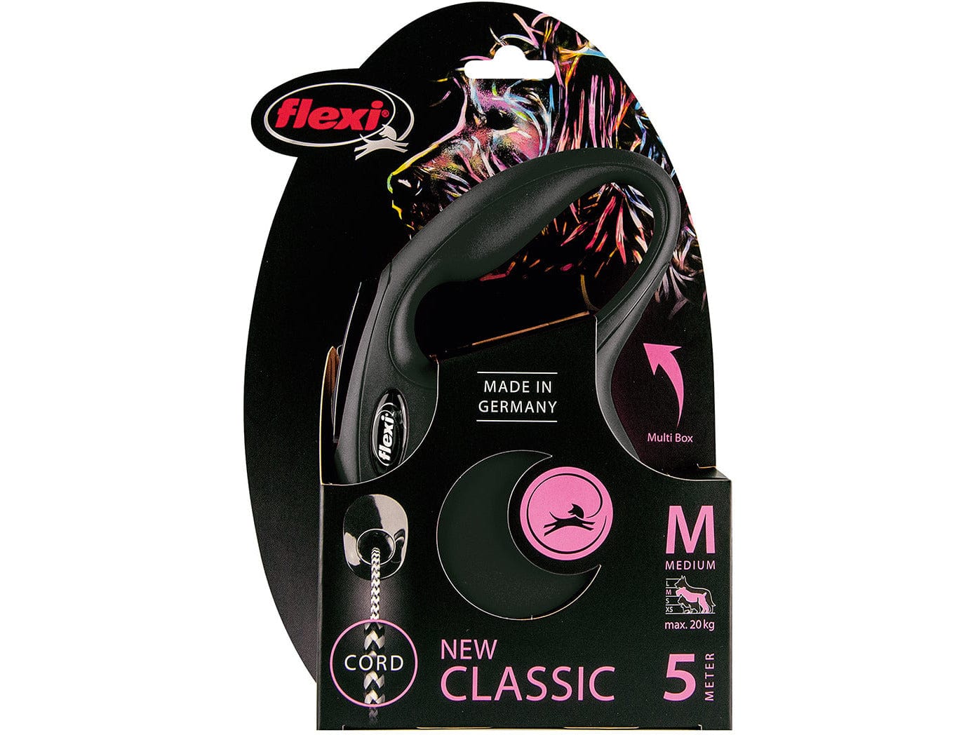 FLEXI NEW CLASSIC CORD M/5M black