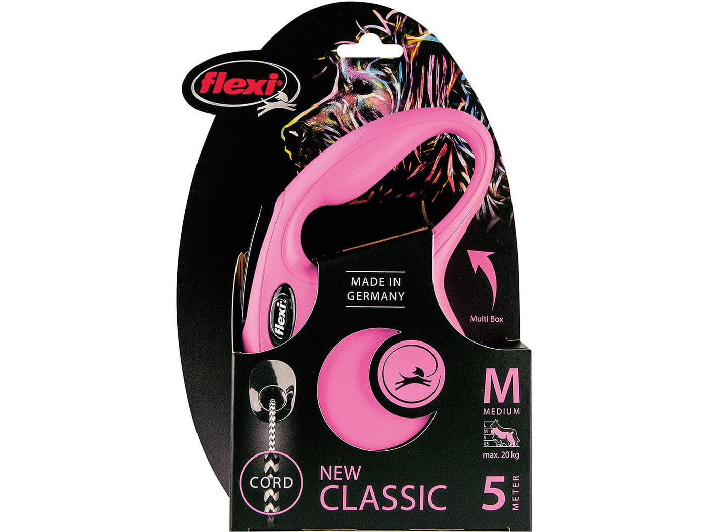 FLEXI NEW CLASSIC CORD S/5M pink