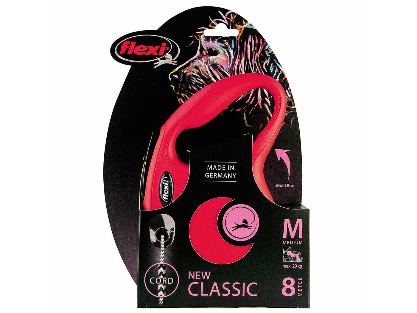 FLEXI NEW CLASSIC CORD M/8M red