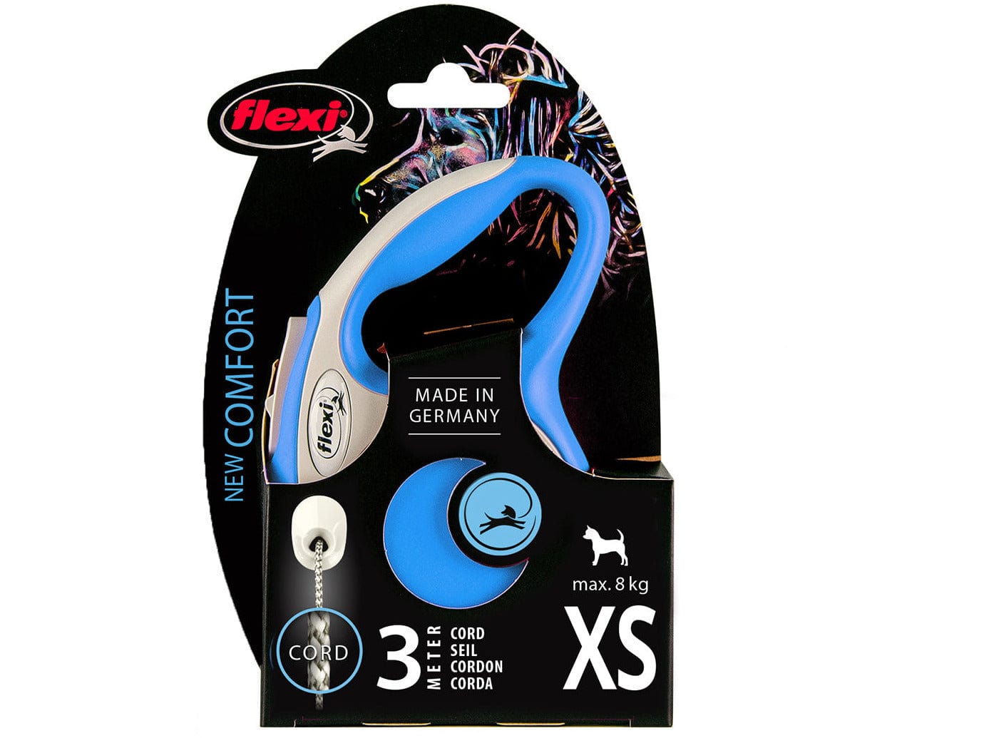 Flexi new comfort cord XS/3M blue