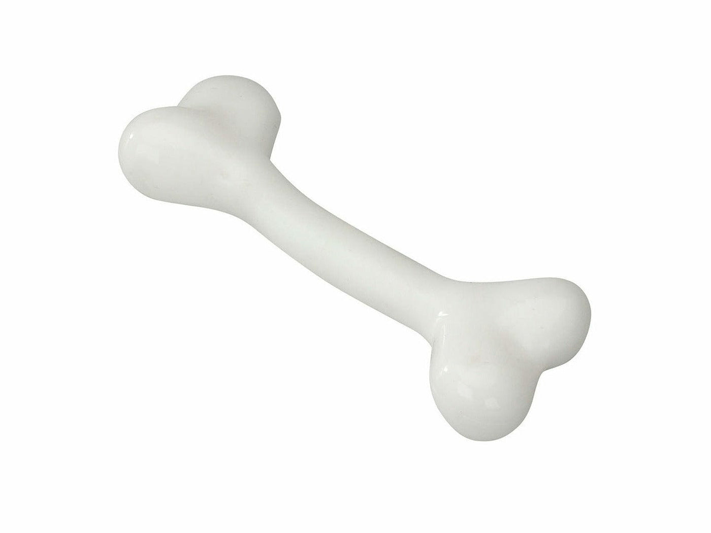 Rubber Bone With Vanilla Flavour M - 17,75CM white