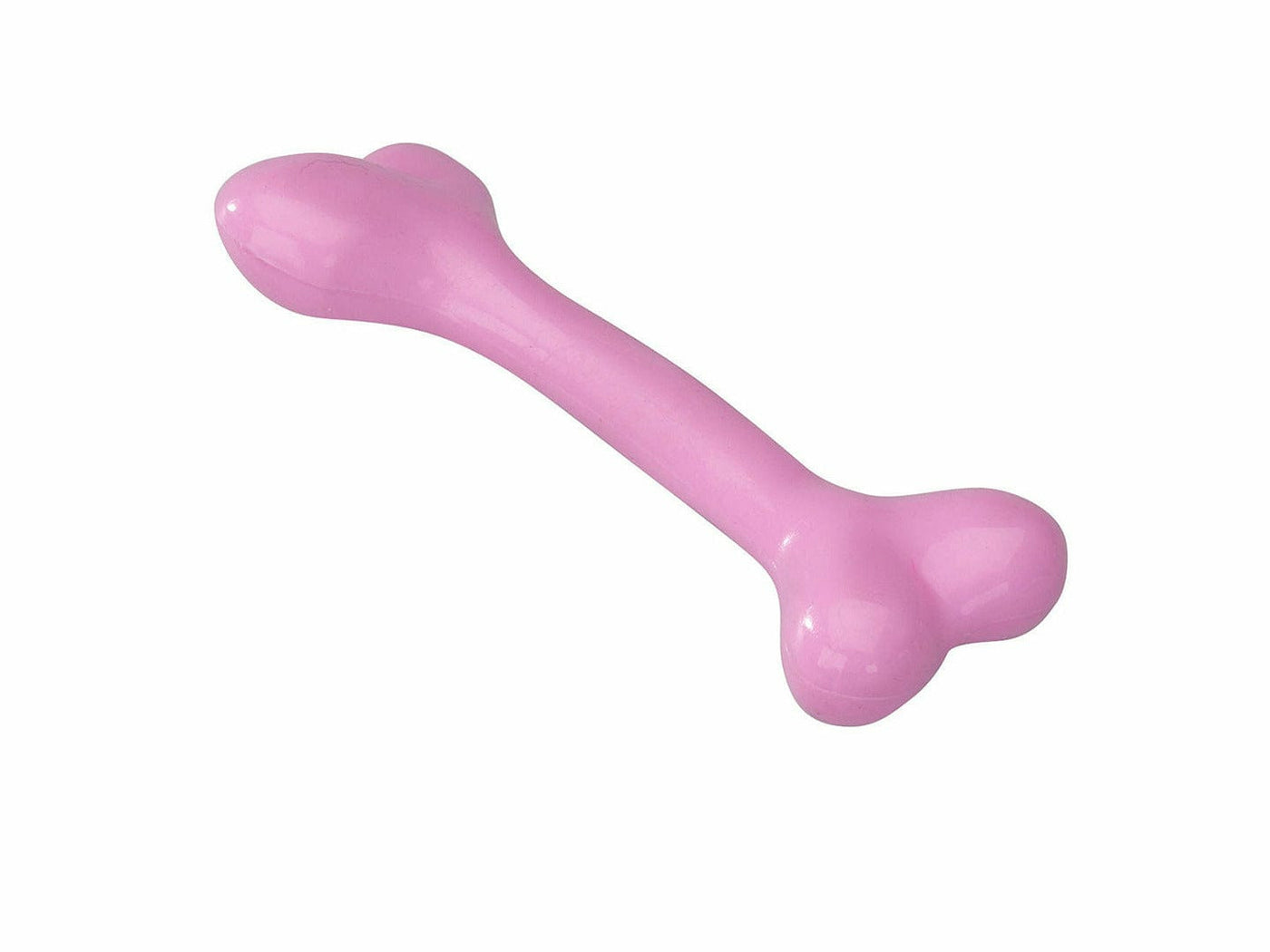 Rubber Bone With Strawberry Flavour M - 17,75CM pink