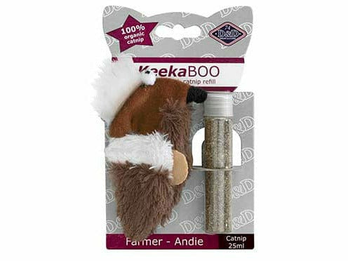 Farmer Andie 9cm - 25ml Cat Toy with Premium Catnip – D&amp;D KeekaBOO Plush