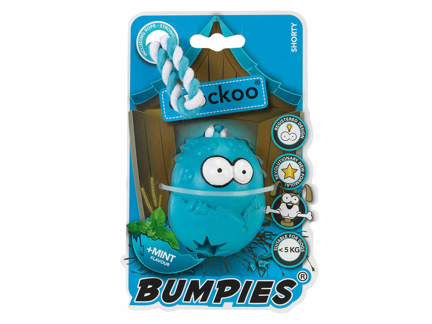 Bumpies (M) With Rope Mint Caribbean M - 7-16kg blue