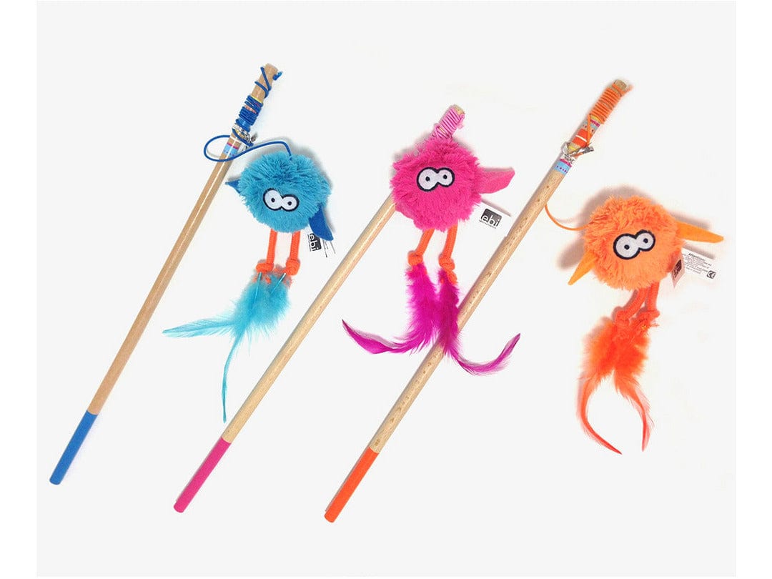 cattoy Coockoo Jumpy Fishing Rod 40cm mixed colors