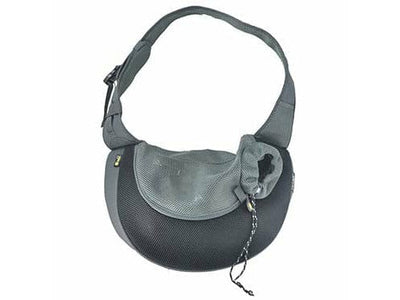 Carrybag Sarah Crazy Paws Nylon M - 34x19x47,5cm black