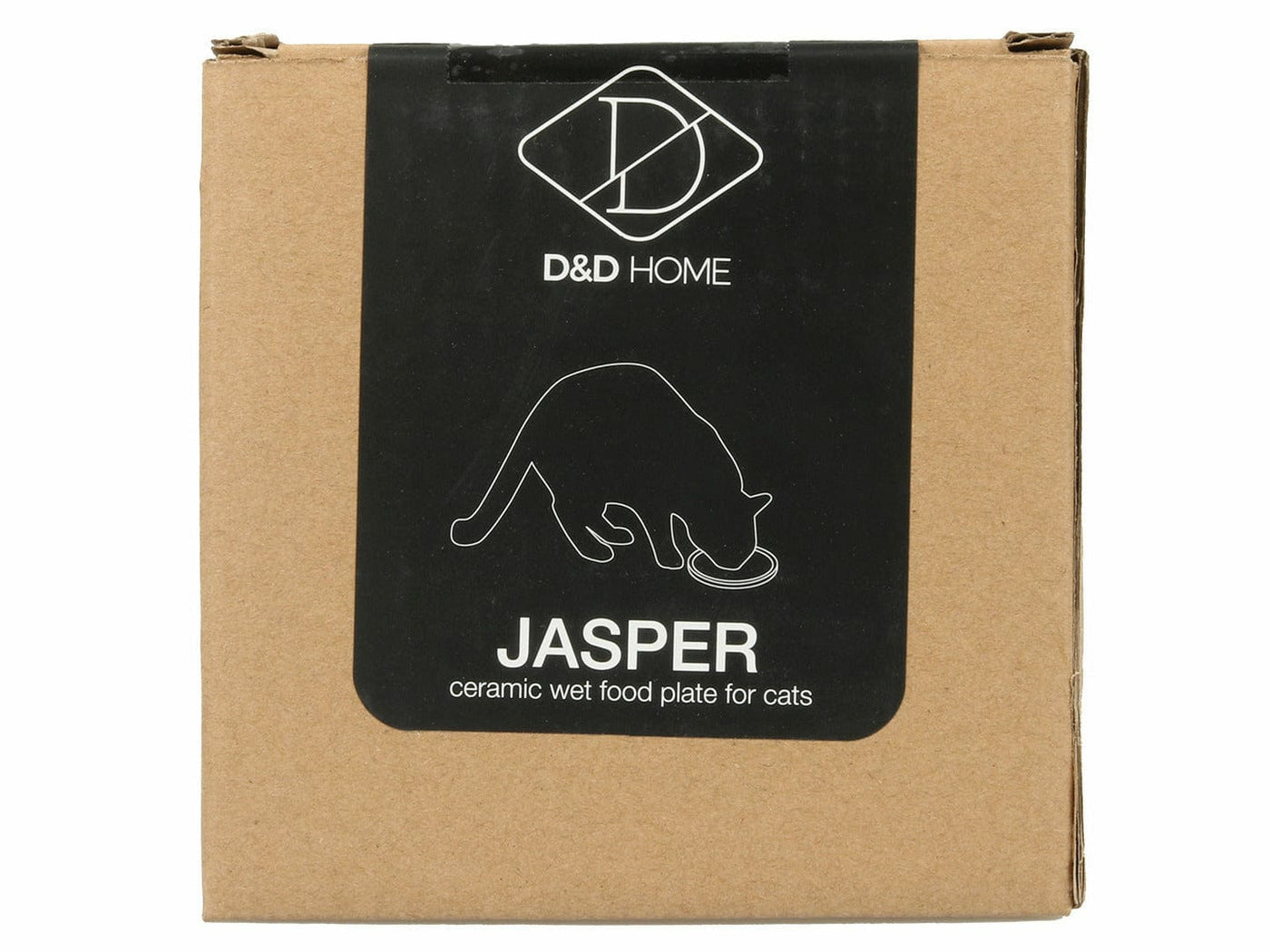 JASPER CAT FOOD DISH SAND 13x13x2,5cm