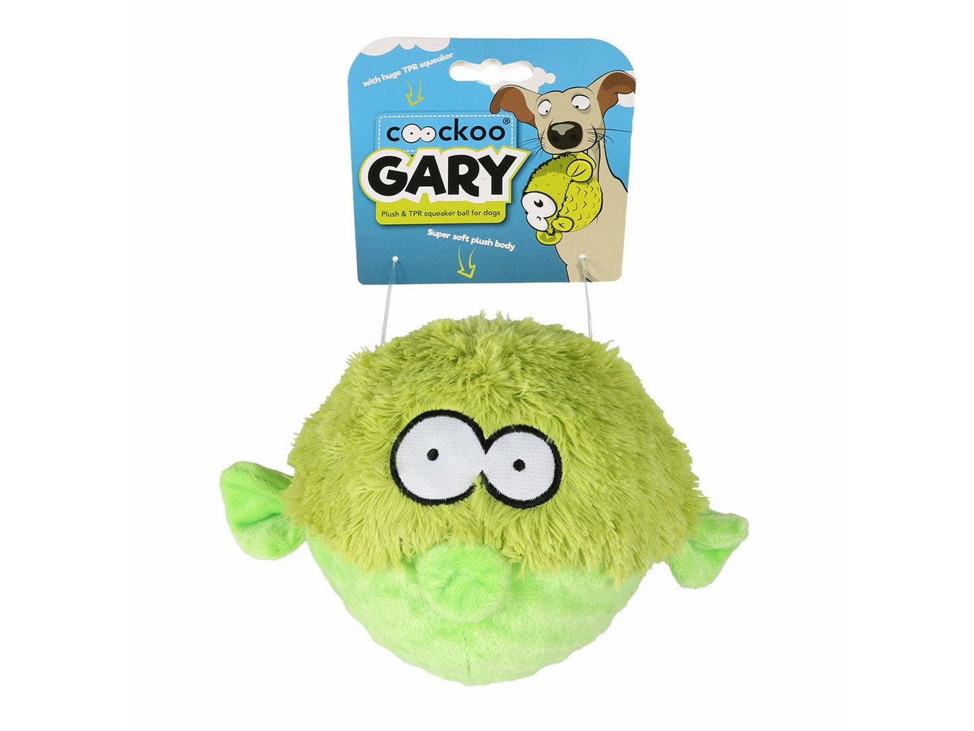 Gary dog toy 17x20x12cm green
