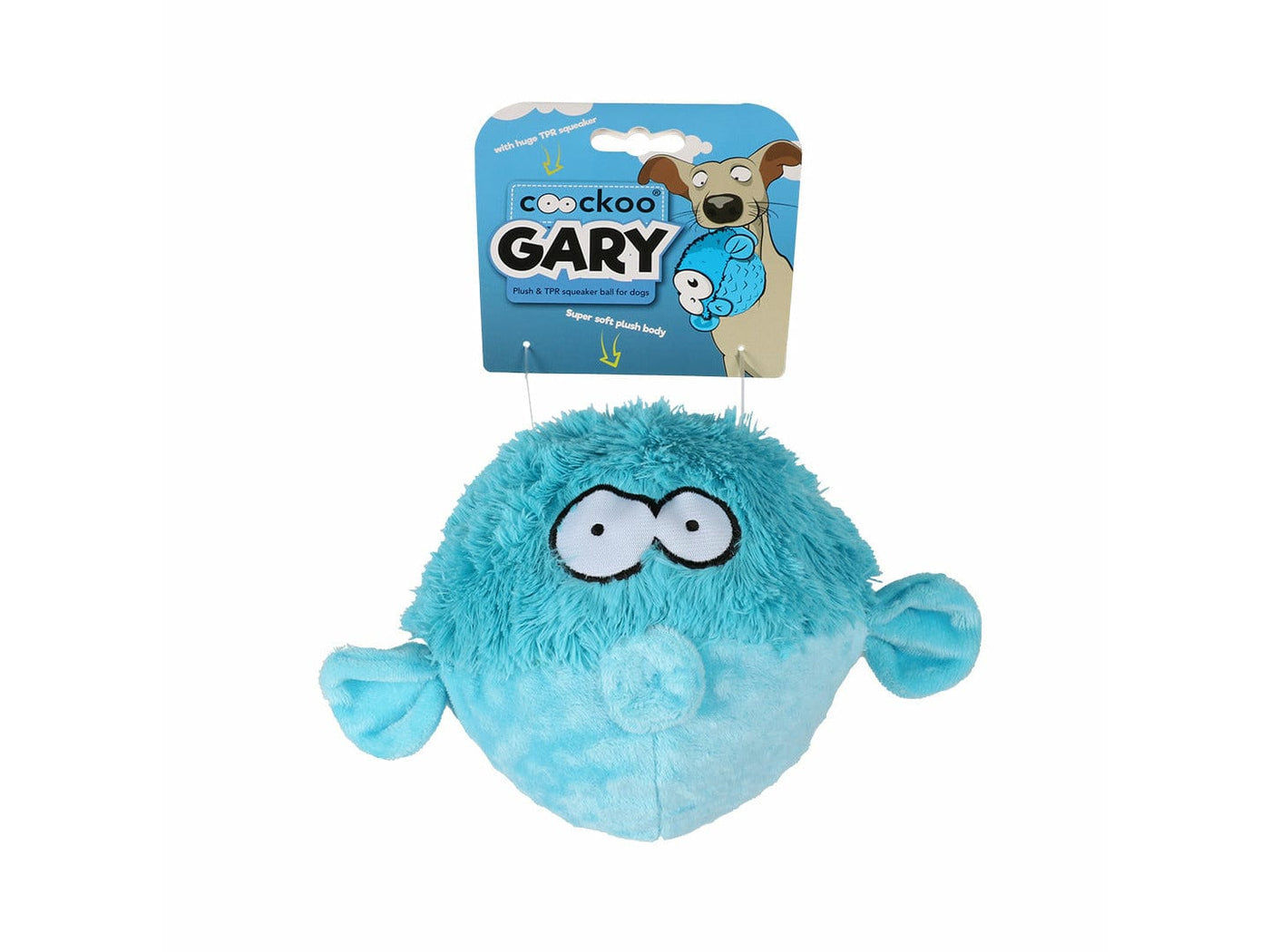 Gary dog toy 17x20x12cm blue