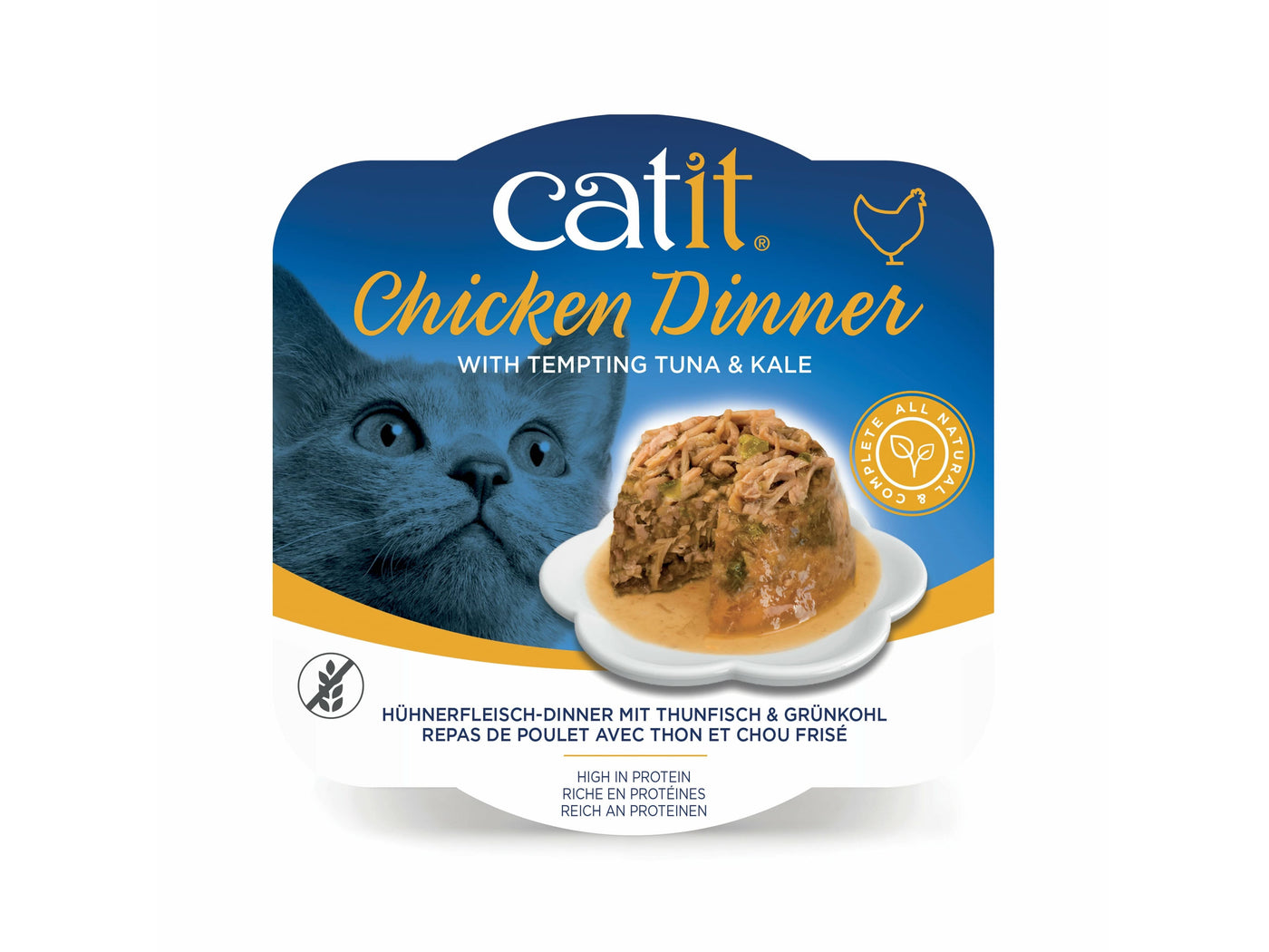 Catit Chicken Dinner, Tuna & Kale 80 g, 6pcs/box