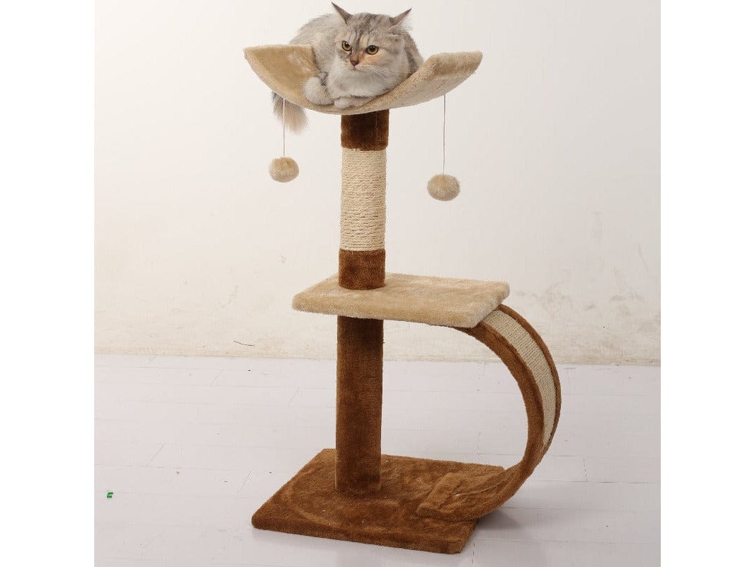 شجرة قطة وخدش كصورة مقاس 50 × 37 × 77 سم