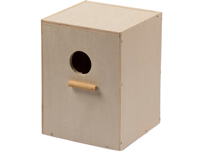 Budgie Nest Box Vertical 15cm x 15cm x 20cm