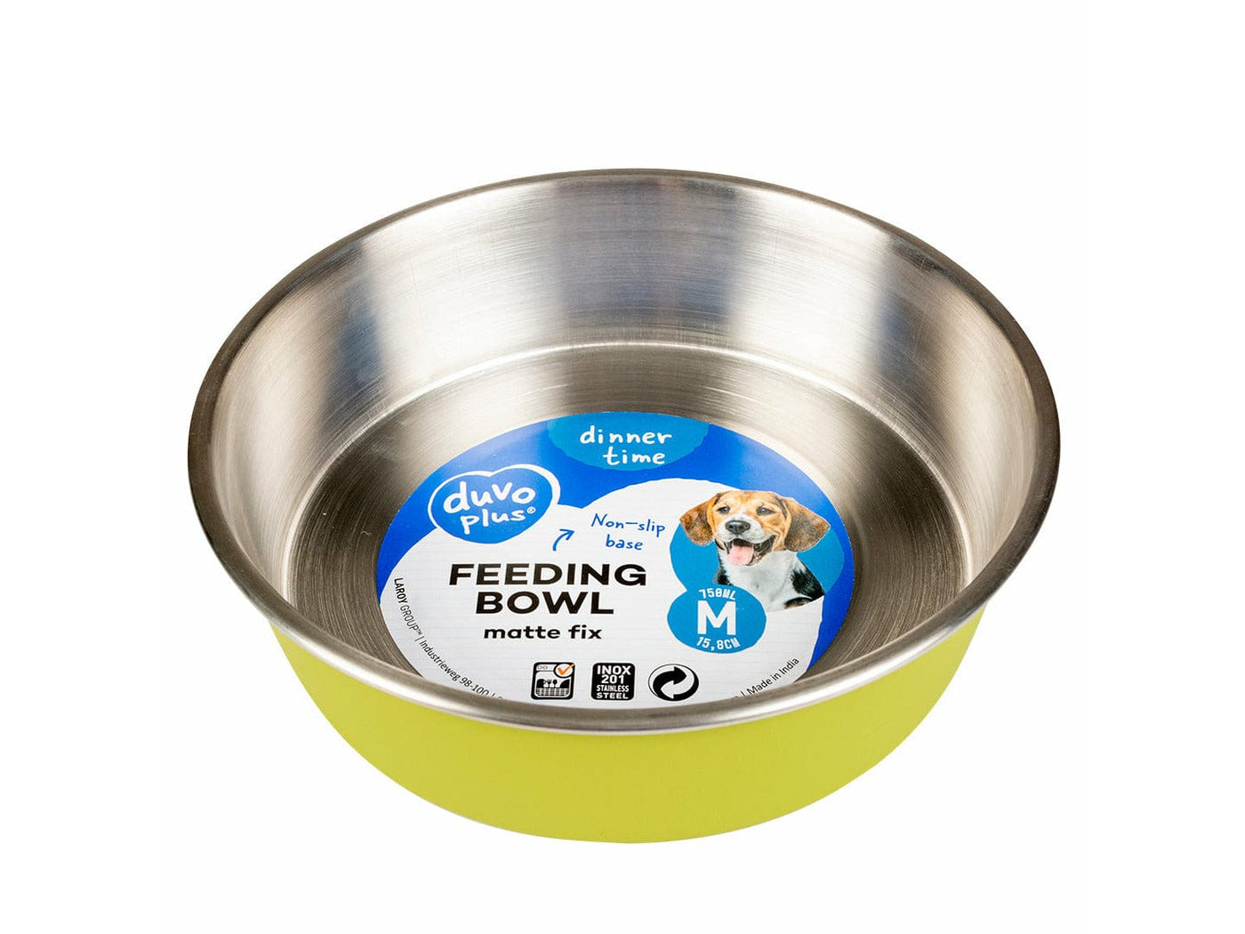 FEEDING BOWL MATTE FIX Ø20,3cm green