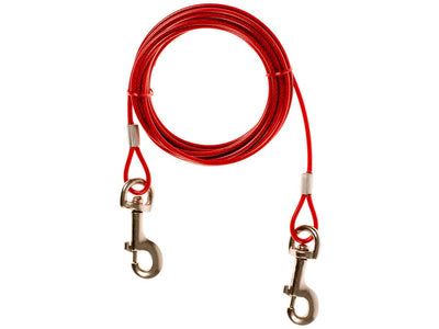 Tie Out Cable Lightweight 4,5m red