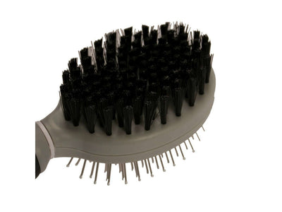 2-In-1 Grooming Brush Large black/grey