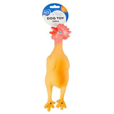 Latex Squeaky Chicken  Multicolour
