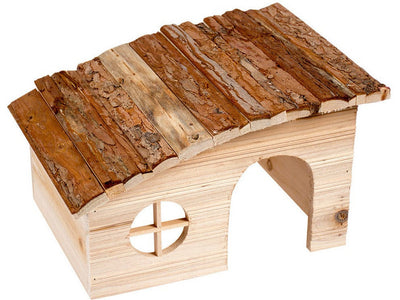 Small Animal Wooden Lodge Shed Roof