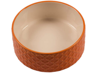 Feeding Bowl Stone Deco Naranja Ø16cm orange