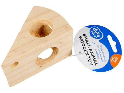 Wooden Cheese Small Animal Toy