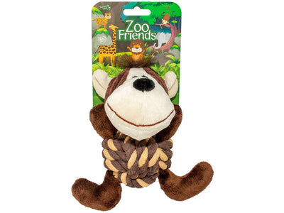 Zoo friends Morris monkey ball 17x16x10cm brown