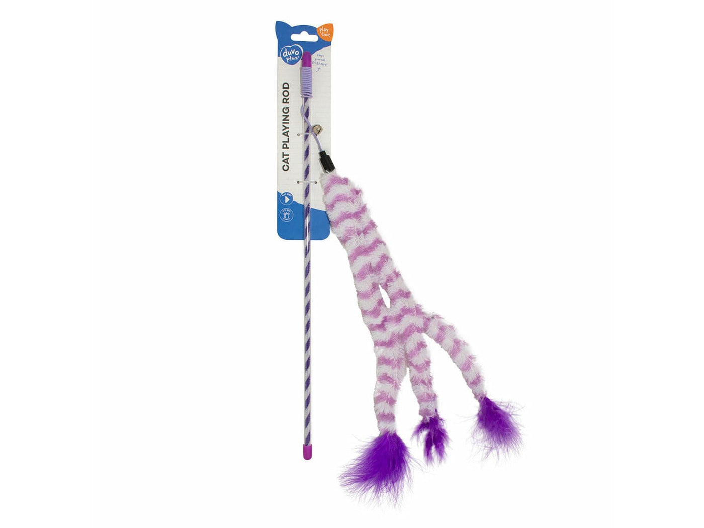 Playing rod Catchy fluffy tail 44x8x3,5cm
