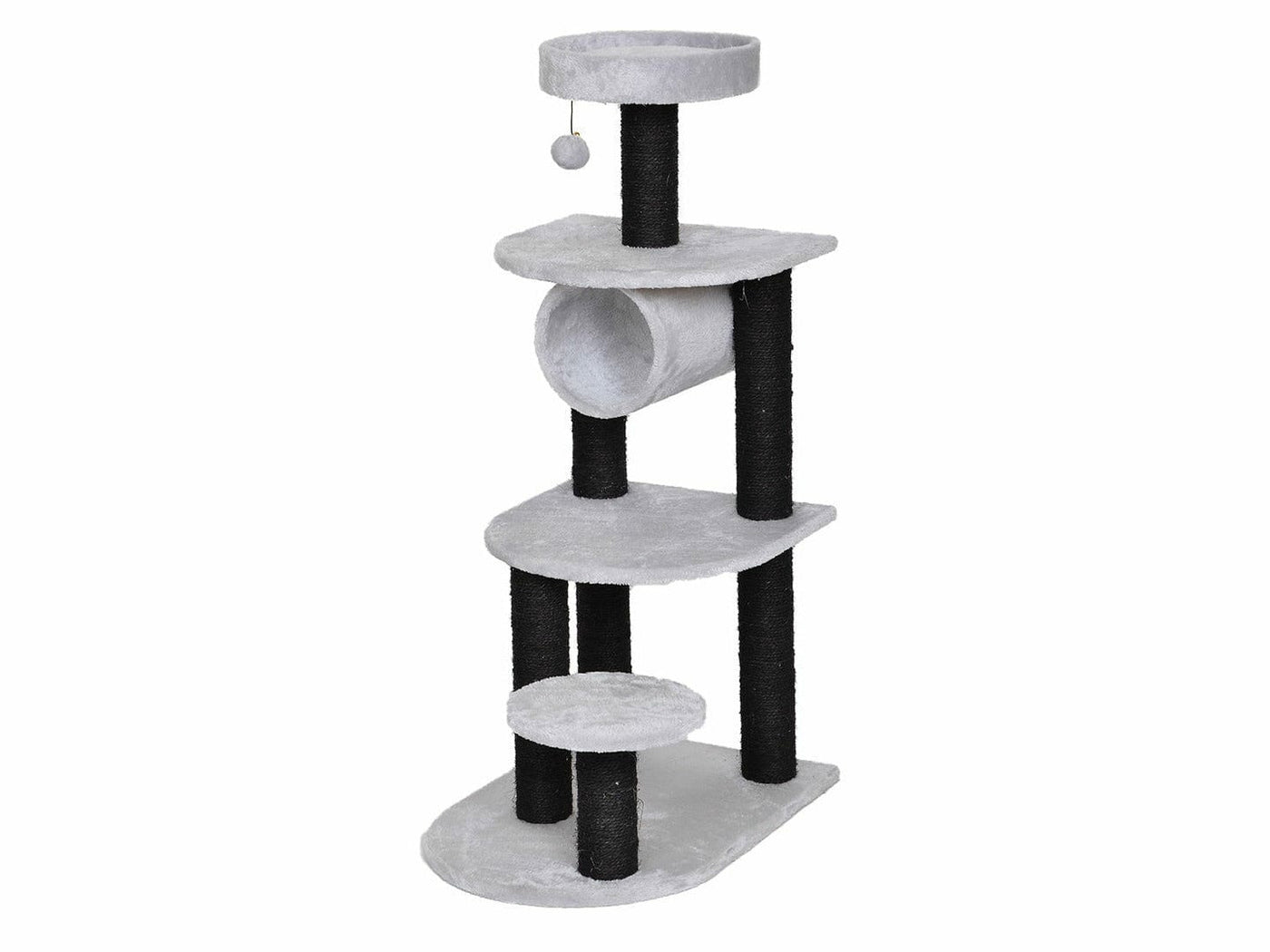 SCRATCHING POST ADRIEN 40x56x101cm grey/black