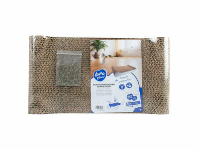 SCRATCHING BOARD SOPHIE SOFA WITH CATNIP 41x22x7cm white