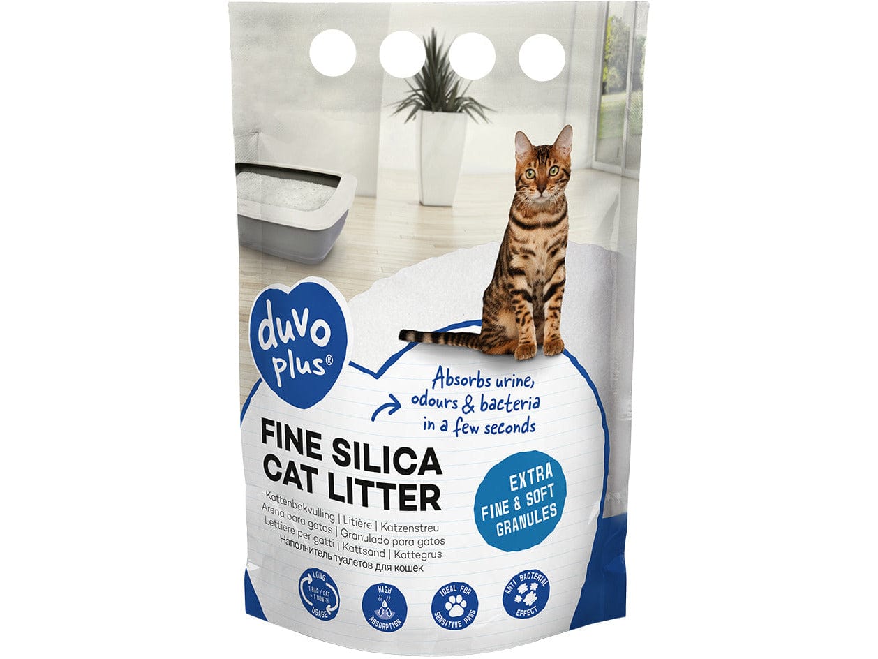 Premium Fine Silica cat litter 0,5-1,5mm - 5L - 2kg white
