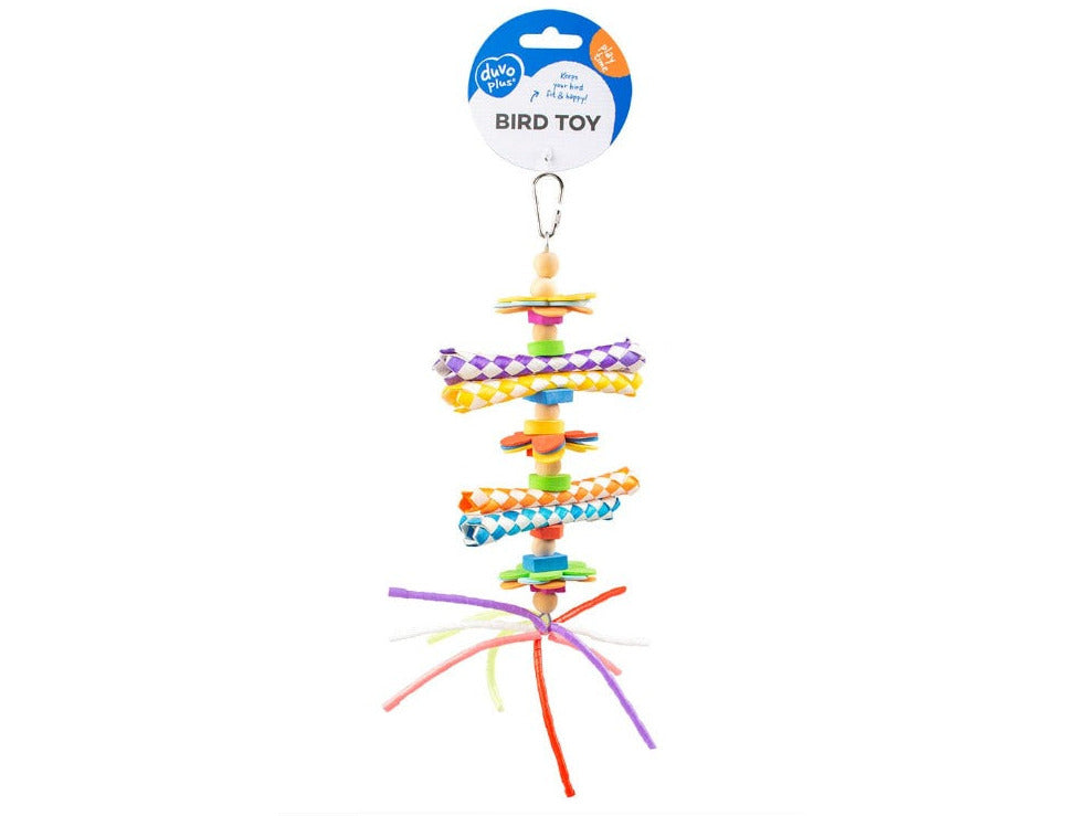 Colourful pendant with plastic toys L: 29,2x17,8x6,4CM Multicolour