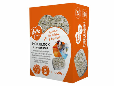 Pick block with oyster grit 200g - 7,2x9,7x3,5cm
