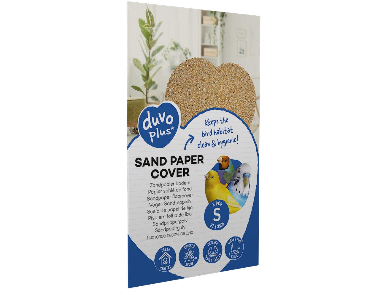 Sand paper cover S - 8pcs - 21x35cm
