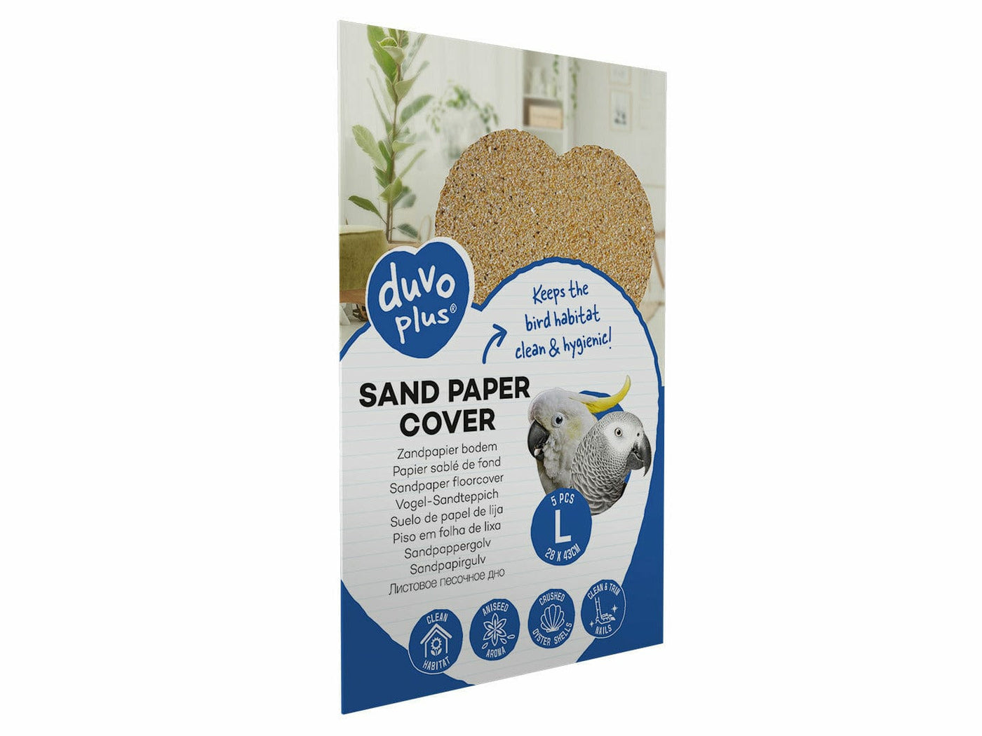 Sand paper cover L - 5pcs - 28x43cm