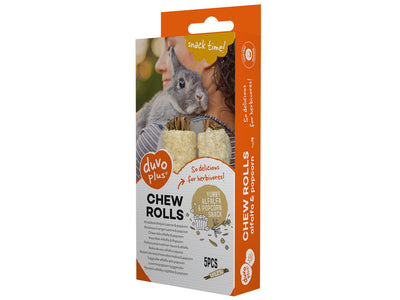 Chew rolls alfalfa & popcorn 20g - 5pcs - 8x2x2cm