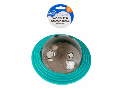 Wobble n snack ball 16,5x16,5x11cm blue