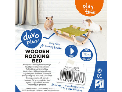 Wooden Rocking Bed 25X20,5X10Cm Multicolour