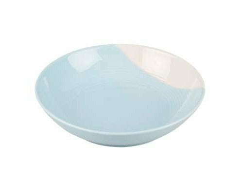 Feeding plate Stone grace 350ml - 16x16x3,5cm blue/white