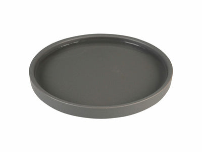 Feeding plate Stone hush 250ml - 16,3x16,3x2,5cm grey