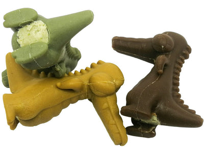 Chew! Stuffed Dental Crocodiles 7,66Cm - 7Pcs -410G Mixed Colors