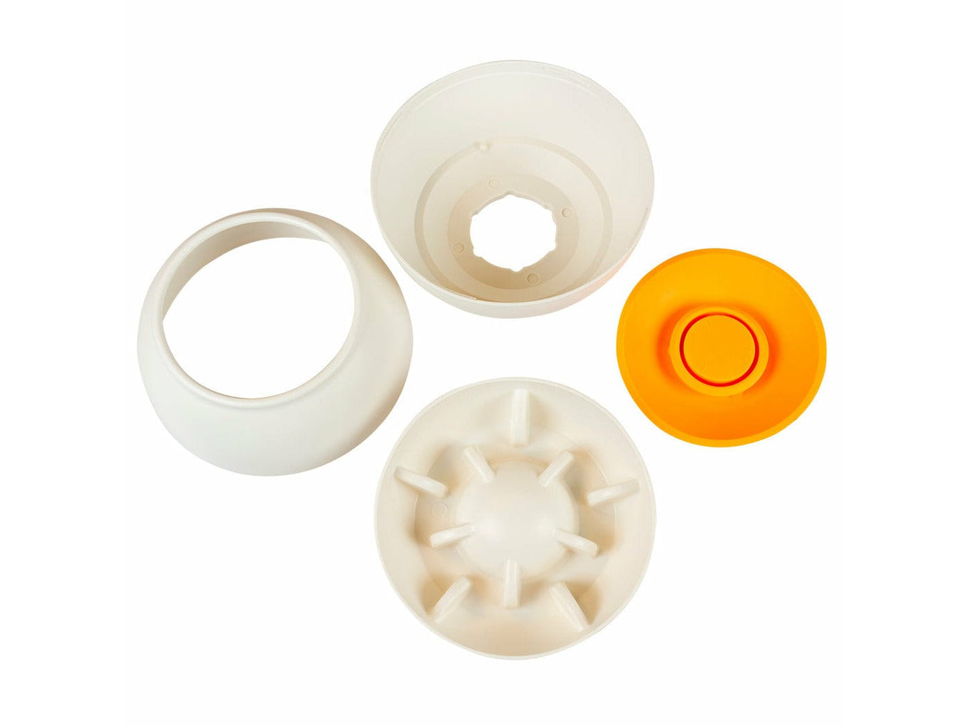 Slow Down Ball L - 17x16x17cm White/Orange