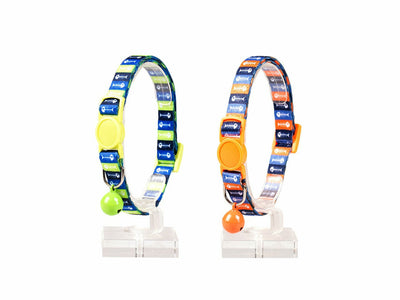 Cat Collar Fish Bones Nylon - Mixed Colors 20-30cm / 10mm