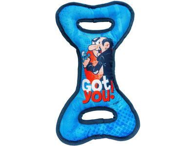 Gargamel Oxford Tugger Toy (30x18x4cm, Blue)
