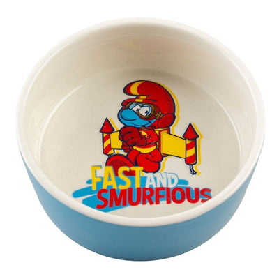 Jetpack Smurf Feeding Bowl 500ml - 15x15x6cm White/Blue